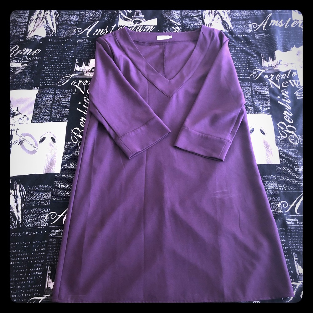 Purple dress